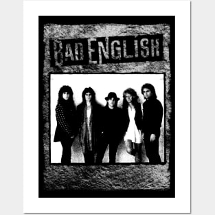 Bad English Grunge Style Posters and Art